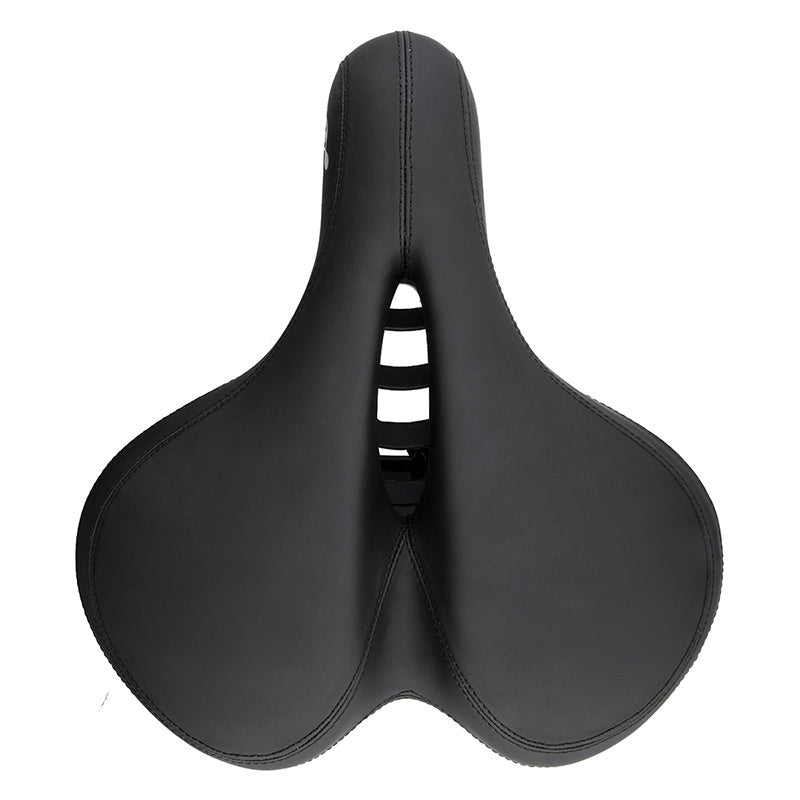 Cloud-9 XL Memory Foam Fahrradsattel – Air Flow Cruiser Mit Elastomer-Federung, Schwarz, 30x27 Cm